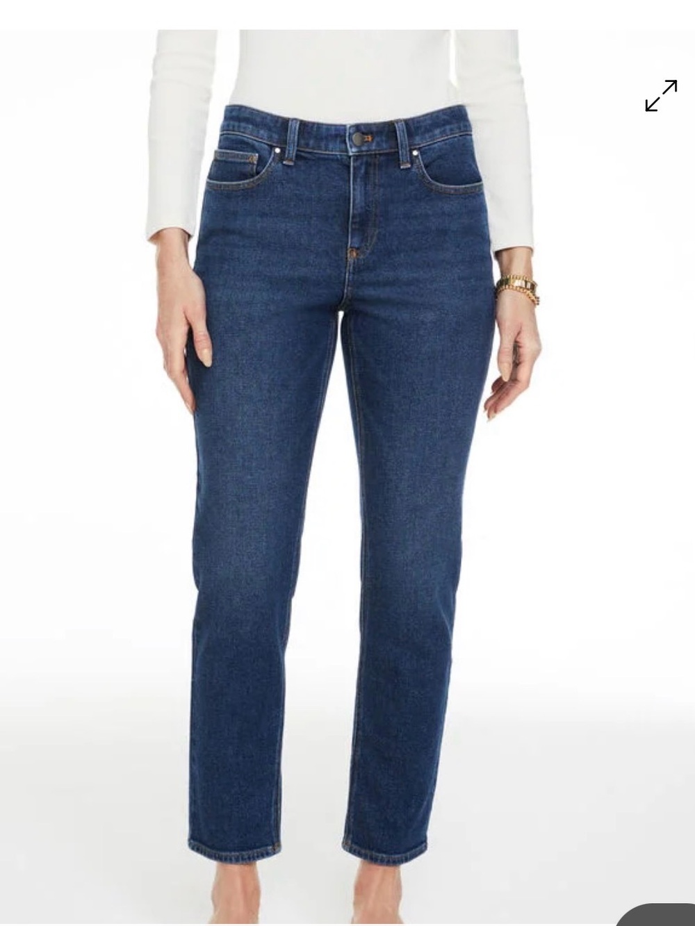 Talbots Slim Straight Ankle Jeans